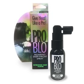 Problo Numbing Deep Throat Spray - Refreshing Mint - 1Fl. Oz.