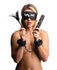 Bang - Bondage Kit- XL Bullet, Cuffs, Tickler and Blindfold - Black