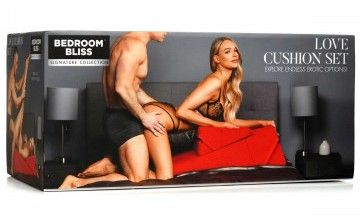 Love Cushion Set Foam Wedge Pillow Set-Red
