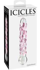 Icicles No. 7 - Clear / Pink
