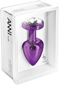 Diogol Anni Round 35mm Purple Butt Plug
