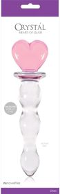 Crystal Heart of Glass - Pink