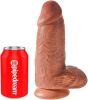 King Cock Chubby 9 inches Tan Dildo