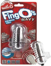 FingO Finger Massager - Clear Wavy