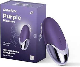 Satisfyer Layons Purple Pleasure 15-Function Rechargeable Silicone Stimulator