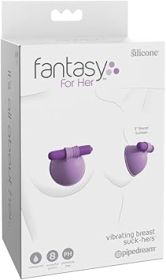 Fantasy For Her Vibrating Breast Suck-Hers Purple