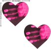 Neon Pinky Tink Temperature Reactive Heart Nipple Cover Pasties
