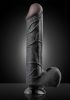 Real Feel Deluxe No.12 Black Vibrating Dildo