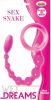 Sex Snake Pink Anal Beads
