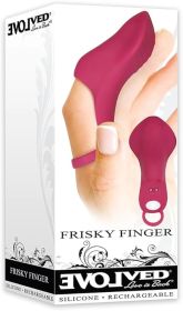 Frisky Finger Rechargeable Bullet Vibrator Burgundy