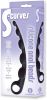 S-Curved Silicone Anal Beads Black