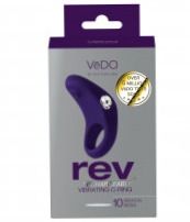 Rev Rechargeable Vibrating C-Ring - Purple