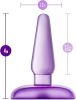 B Yours Eclipse Anal Pleaser - Medium - Purple