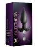 Butt Throb Black Vibrating Plug