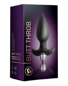 Butt Throb Black Vibrating Plug