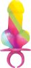 Rainbow Cock Ring Pop - 12 Piece Display