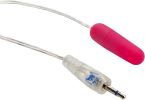 Whisper Micro Bullet – Self Heating Wired Pocket Bullet Vibrator - Remote Control Sex Toys for Couples - Adult Egg Massager - 1.25 Inch - Pink