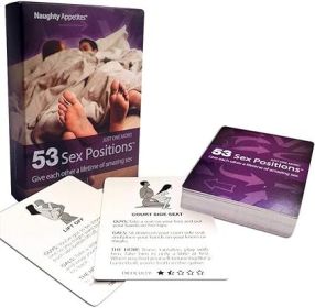 Naughty appetites 53 sex positions card game