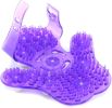 Roller Balls Massager Purple Massage Glove