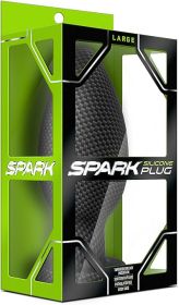 Spark Silicone Plug Large Black