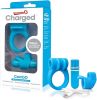 Screaming O Charged Combo Kit #1 C-Ring & Finger Sleeve Blue