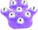 Roller Balls Massager Purple Massage Glove