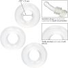 Set Of 3 Silicone Stacker Rings Clear