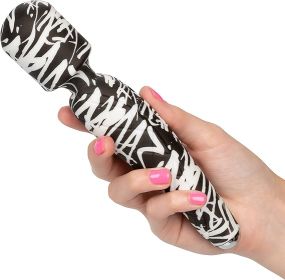Hype Massager Body Massage Wand Black White