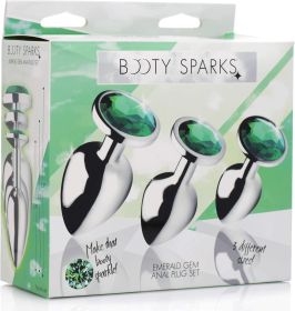 Emerald Gem Anal Plug Set
