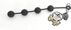 Ass Ballz Large Black Anal Beads