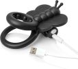 Charged Monarch Wearable Butterfly Black Vibrating Ring