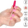 Whisper Micro Bullet – Self Heating Wired Pocket Bullet Vibrator - Remote Control Sex Toys for Couples - Adult Egg Massager - 1.25 Inch - Pink