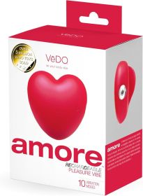 Amore Rechargeable Pleasure Vibe - Red