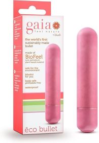 Gaia Eco Bullet Vibrator Coral Pink