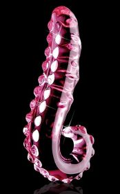 Icicles No 24 Glass Dong 6 Inches - Pink