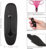Silicone Remote Panty Pleaser Black