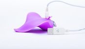 Mimic Manta Ray Handheld Massager Lilac Purple