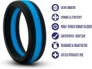 Performance - Silicone Go Pro Cock Ring - Black/blue/black