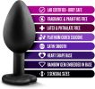 Bling Plugs Training Kit Black with Rainbow Gems