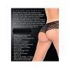 Cheeky Panty With Rechargeable Bullet Vibrator Black