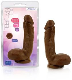 Jerome Dual Density Realistic Brown Dildo