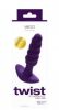 Twist Rechargeable Anal Vibe - Deep Purple