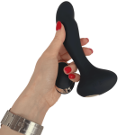 Gaea – Vibrating Black Dildo
