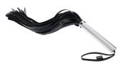 Edge Flogger- Black / Silver