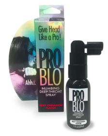 Problo Numbing Deep-Throat Spray - Sexy Cinnamon - 1 Fl. Oz.