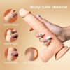 Luis App Controlled 8.5" Real Thrusting Dildo With Clit Licker