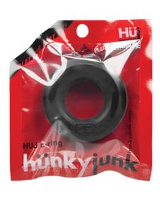Hunkyjunk Huj C-Ring Tar Black Cock Ring