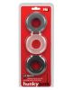 Hunkyjunk Huj C-ring 3pk Tar/ Multi (net)