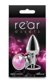 Rear Assets Silver Medium Pink Gem