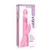 Remote Control Thrusting Rabbit Pearl Vibrator Pink